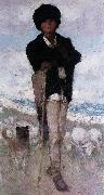 Nicolae Grigorescu, Young Shepherd with his Dog